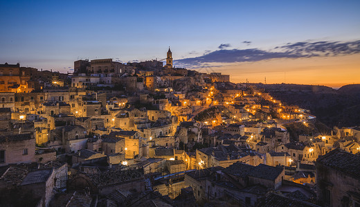 意大利地中海边欧洲古镇高清图片