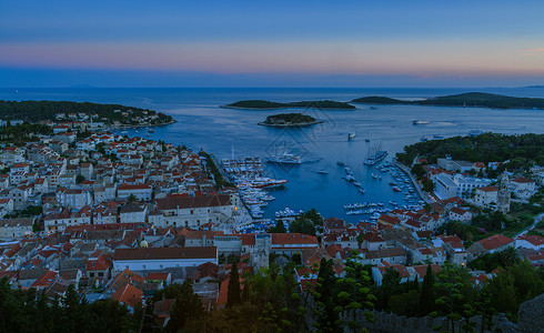 克罗地亚度假天堂赫瓦尔岛风光高清图片