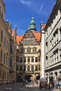 德国著名旅游城市德累斯顿建筑风光图片