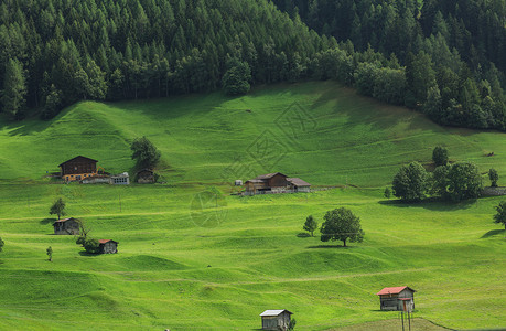 瑞士木屋瑞士自然风光背景