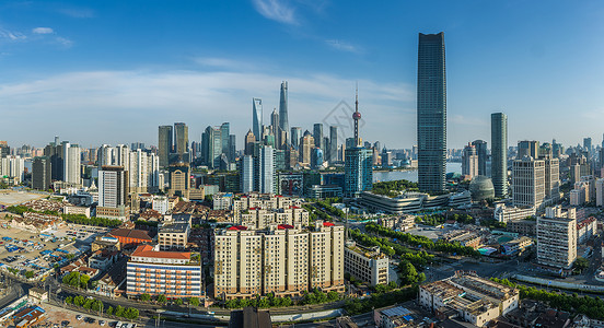 上海城市建筑风光背景图片