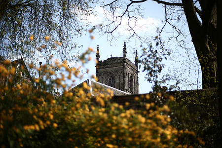 英国莱斯特大教堂高清图片