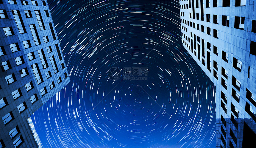 城市星轨背景图片