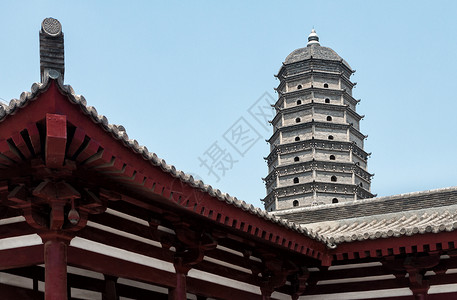 陕西法门寺背景