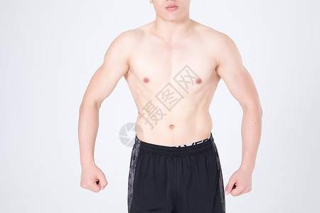 运动健身男性人像身材肌肉展示图片