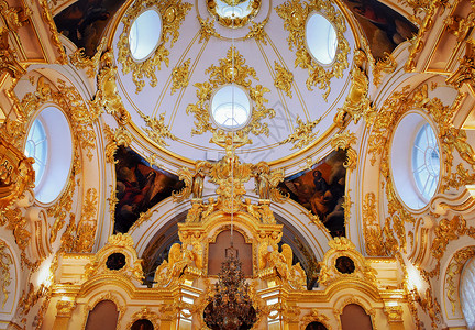 俄罗斯圣彼得堡冬宫高清图片