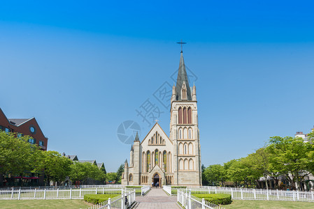 婚纱校园素材上海松江泰晤士小镇背景