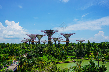 建筑标志素材新加坡背景