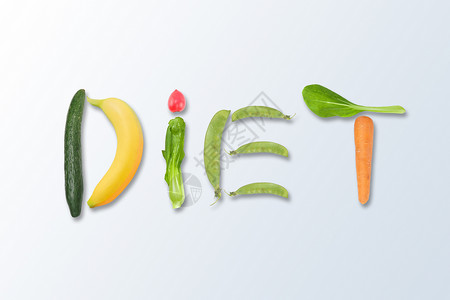 豆角菜地素食减肥设计图片