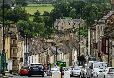 英伦街道英格兰小镇彭里斯背景