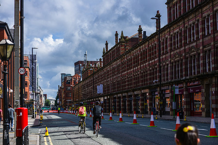 曼彻斯特市政厅英国曼彻斯特街景背景