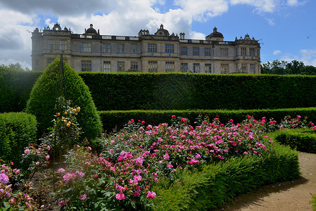 玫瑰庄园毛笔字英国英格兰著名的朗利特庄园背景