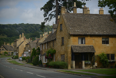 英格兰风情游英格兰小镇风光背景