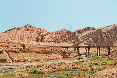 新疆吐鲁番自驾游背景图片