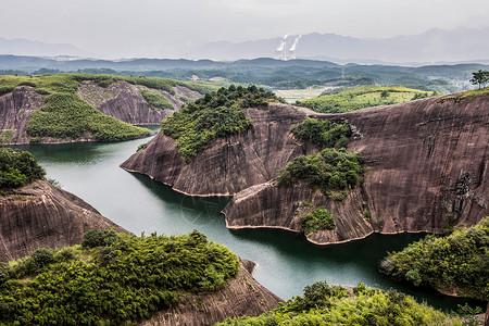 佛子岭水库高椅岭风光背景