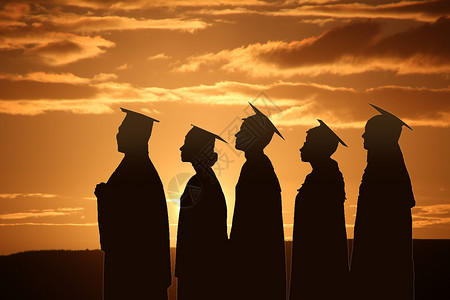 毕业季毕业礼帽装饰框高清图片
