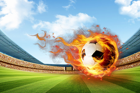 燃烧特效世界杯设计图片