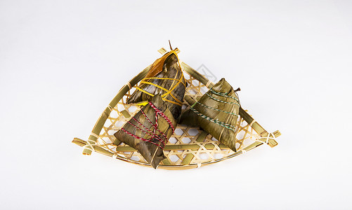 五月金字塔风味端午节粽子背景
