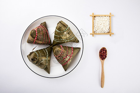 风味端午节粽子背景图片