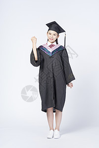 毕业女学生形象背景图片