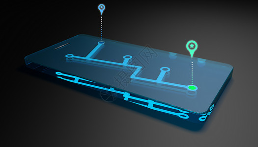 手机定位导航高清图片