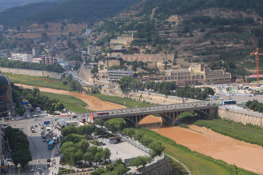 延安城市风景图片