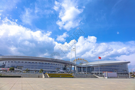蝴蝶型建筑大理国际奥林匹克中心背景