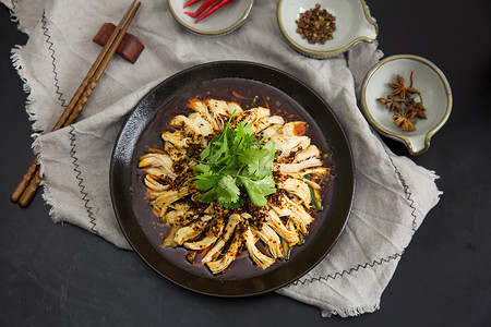 麻辣鸡丝麻辣鸡丝饭高清图片