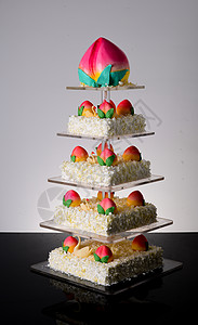 寿桃蛋糕背景图片