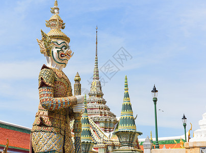 泰国曼谷大皇宫景区背景图片