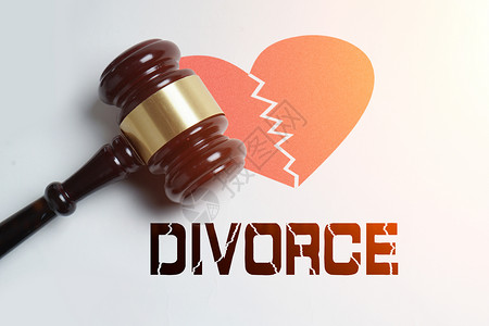 离婚概念家庭照片纸高清图片