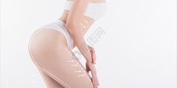 腹肌线条纤体瘦身设计图片
