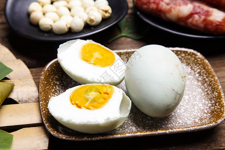 红心鸭蛋食材红心蛋高清图片