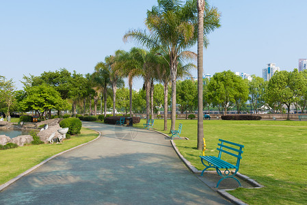 温州公园浙江温州江心屿风光背景