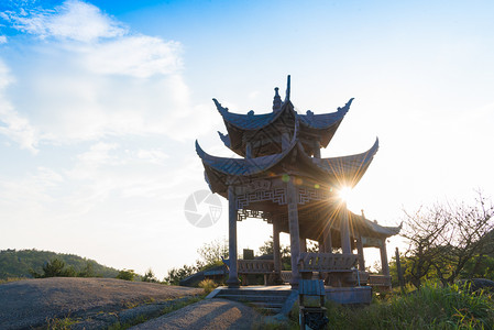 温州苍南玉苍山风光背景图片