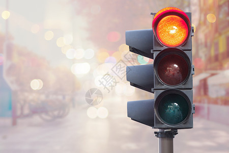 人行道路红绿灯安全第一设计图片