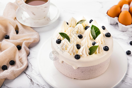 蝴蝶结蛋糕奶油水果蛋糕背景