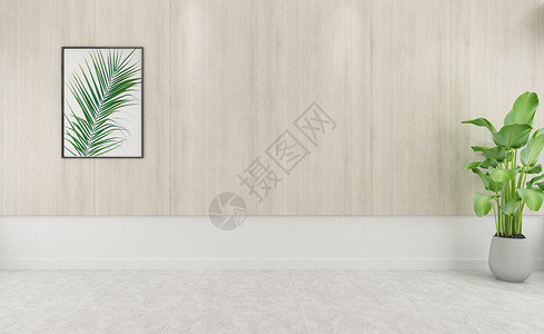 家装长图绿色现代简洁风家居陈列室内设计效果图背景