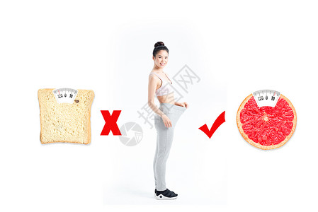 美女吃播健康减肥设计图片
