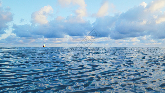 浮标海平面场景设计图片
