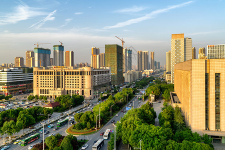 武汉发展大道街景高清图片