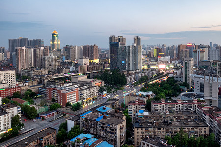 武汉汉口城区风景图片