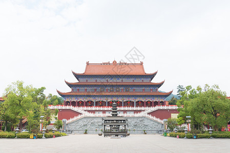 鬼门大开安徽合肥开福禅寺背景