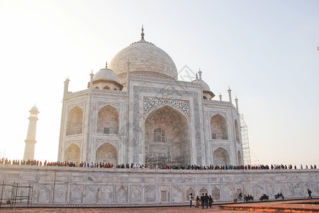 印度泰姬陵背景图片