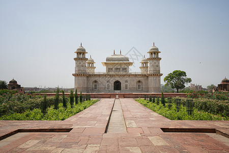 穷人的泰姬陵印度阿格拉地标小泰姬陵建筑背景