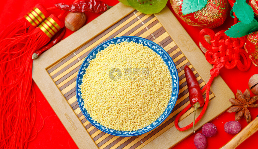 黄色米粒图片