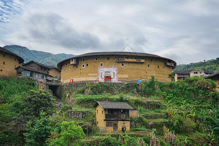 龙岩土楼福州永定土楼群背景