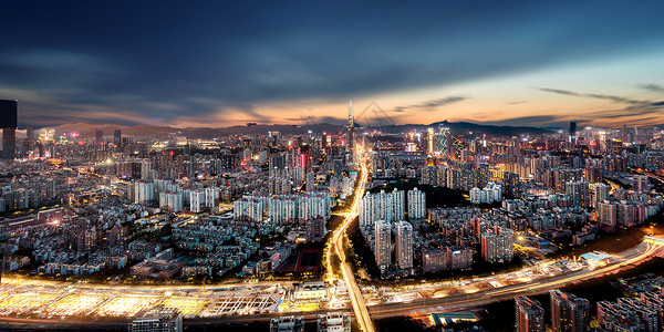 这里是深圳建造延时高清图片