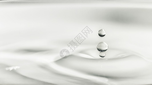 水滴背景简单黑白素材高清图片