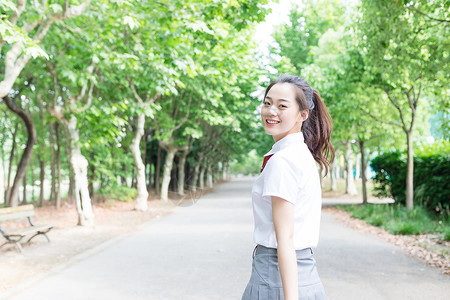 校园学院风少女小清新写真图片